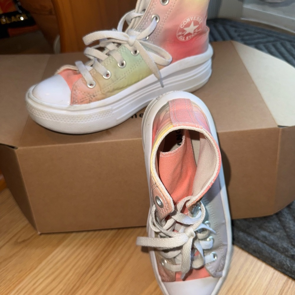 Converse Chuck Taylor All Star Move Hi Pastel Ombre Platform Sneakers Women’s 5